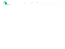 Tablet Screenshot of enovax.com